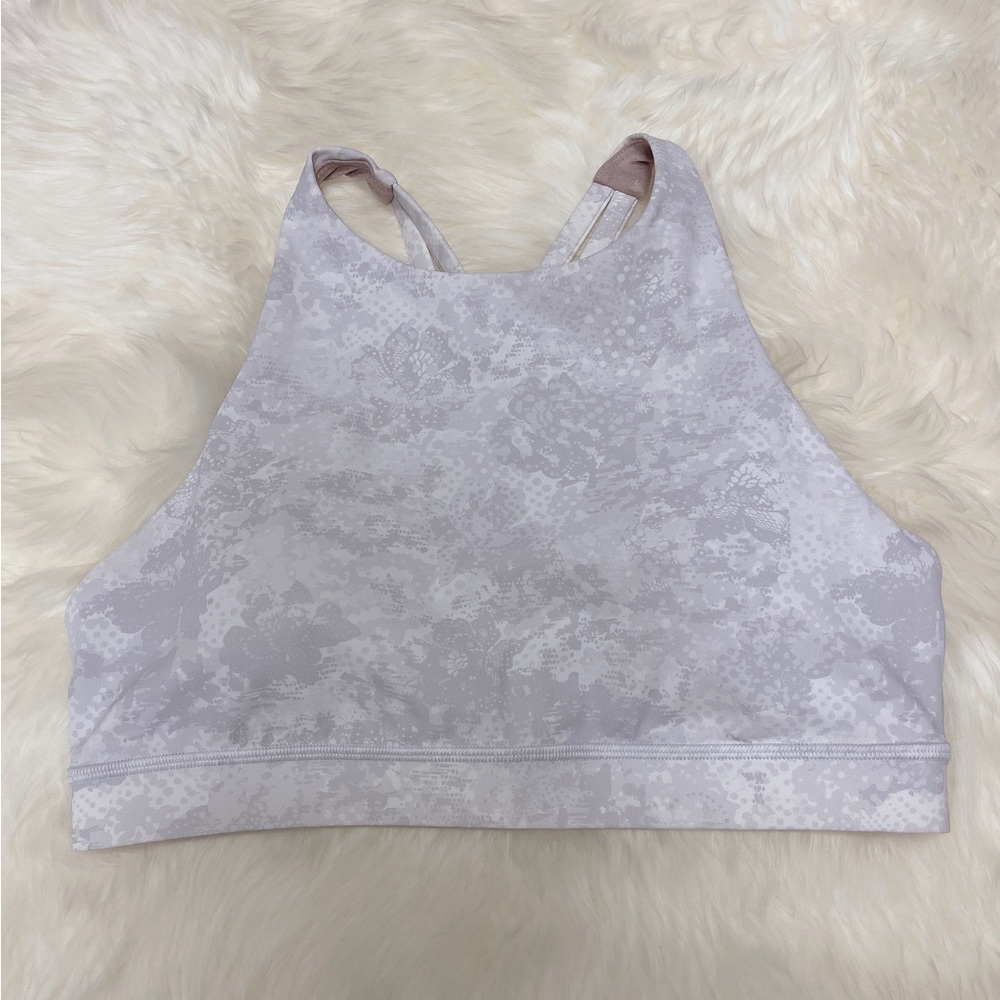 NWOT lululemon energy bra high neck longline size 8